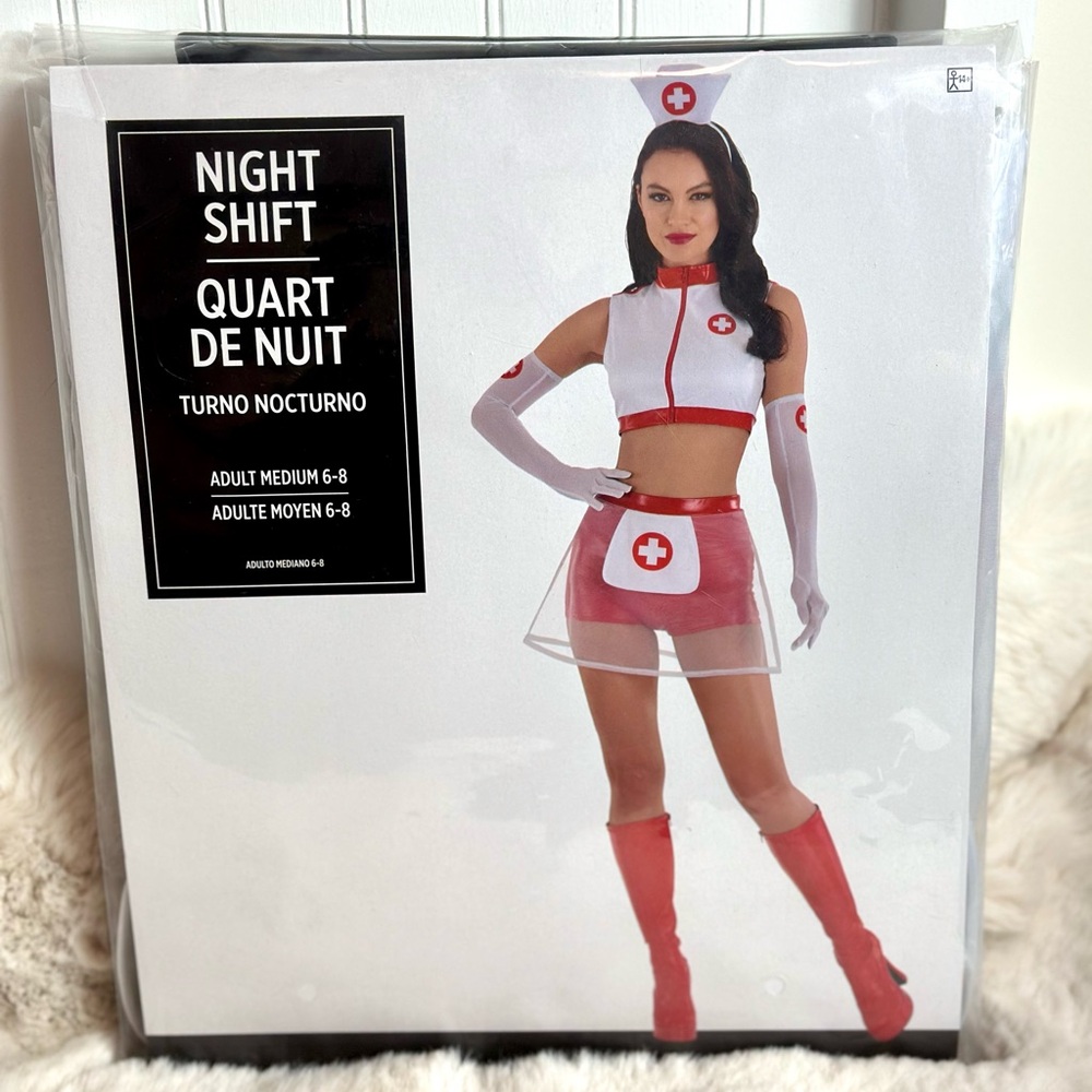 Night Shift Nurse Costume-Adult medium
